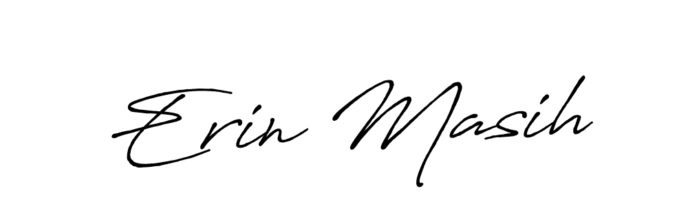 Similarly Antro_Vectra_Bolder is the best handwritten signature design. Signature creator online .You can use it as an online autograph creator for name Erin Masih. Erin Masih signature style 7 images and pictures png