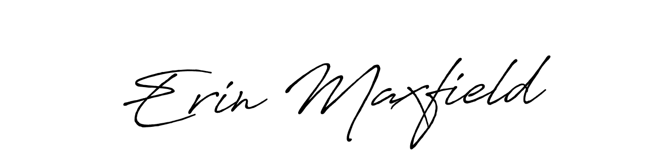 How to make Erin Maxfield name signature. Use Antro_Vectra_Bolder style for creating short signs online. This is the latest handwritten sign. Erin Maxfield signature style 7 images and pictures png