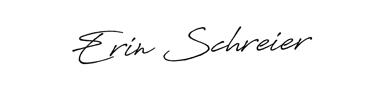 Best and Professional Signature Style for Erin Schreier. Antro_Vectra_Bolder Best Signature Style Collection. Erin Schreier signature style 7 images and pictures png