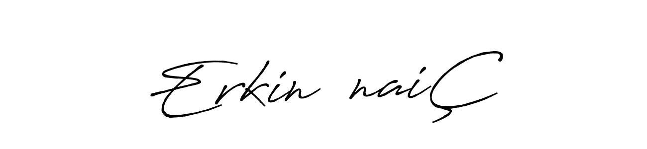 You can use this online signature creator to create a handwritten signature for the name Erkin İnaiÇ. This is the best online autograph maker. Erkin İnaiÇ signature style 7 images and pictures png