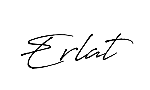 Make a beautiful signature design for name Erlat. With this signature (Antro_Vectra_Bolder) style, you can create a handwritten signature for free. Erlat signature style 7 images and pictures png