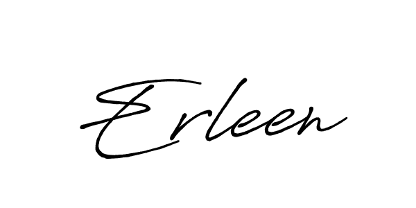 Create a beautiful signature design for name Erleen. With this signature (Antro_Vectra_Bolder) fonts, you can make a handwritten signature for free. Erleen signature style 7 images and pictures png