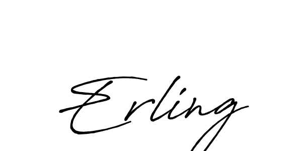 It looks lik you need a new signature style for name Erling. Design unique handwritten (Antro_Vectra_Bolder) signature with our free signature maker in just a few clicks. Erling signature style 7 images and pictures png