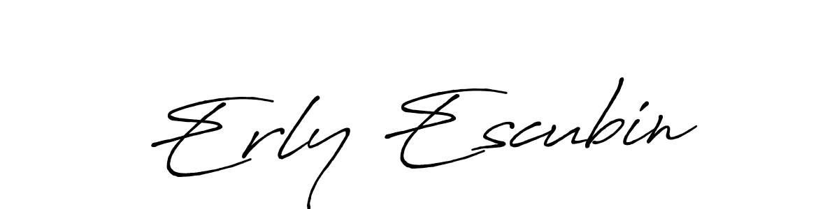 Also You can easily find your signature by using the search form. We will create Erly Escubin name handwritten signature images for you free of cost using Antro_Vectra_Bolder sign style. Erly Escubin signature style 7 images and pictures png