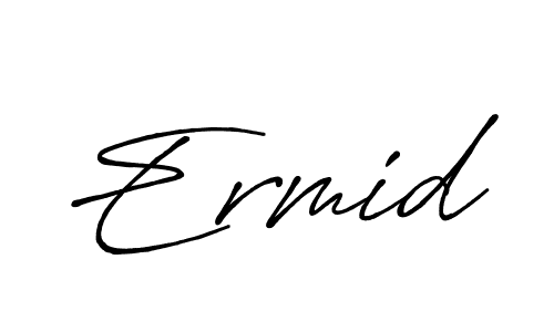 Create a beautiful signature design for name Ermid. With this signature (Antro_Vectra_Bolder) fonts, you can make a handwritten signature for free. Ermid signature style 7 images and pictures png