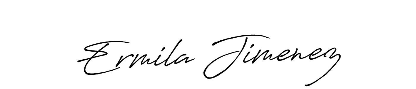 Make a short Ermila Jimenez signature style. Manage your documents anywhere anytime using Antro_Vectra_Bolder. Create and add eSignatures, submit forms, share and send files easily. Ermila Jimenez signature style 7 images and pictures png