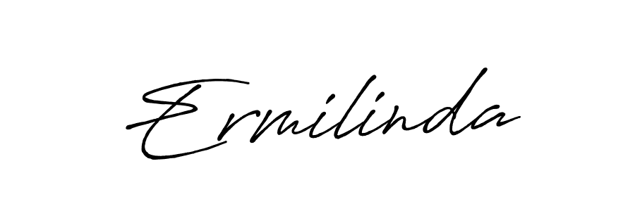 Use a signature maker to create a handwritten signature online. With this signature software, you can design (Antro_Vectra_Bolder) your own signature for name Ermilinda. Ermilinda signature style 7 images and pictures png