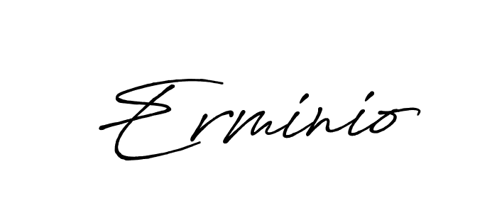 Antro_Vectra_Bolder is a professional signature style that is perfect for those who want to add a touch of class to their signature. It is also a great choice for those who want to make their signature more unique. Get Erminio name to fancy signature for free. Erminio signature style 7 images and pictures png