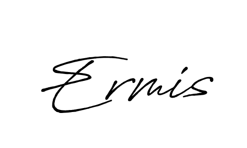 Create a beautiful signature design for name Ermis. With this signature (Antro_Vectra_Bolder) fonts, you can make a handwritten signature for free. Ermis signature style 7 images and pictures png