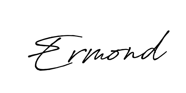 Also we have Ermond name is the best signature style. Create professional handwritten signature collection using Antro_Vectra_Bolder autograph style. Ermond signature style 7 images and pictures png