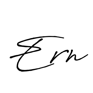 Best and Professional Signature Style for Ern. Antro_Vectra_Bolder Best Signature Style Collection. Ern signature style 7 images and pictures png