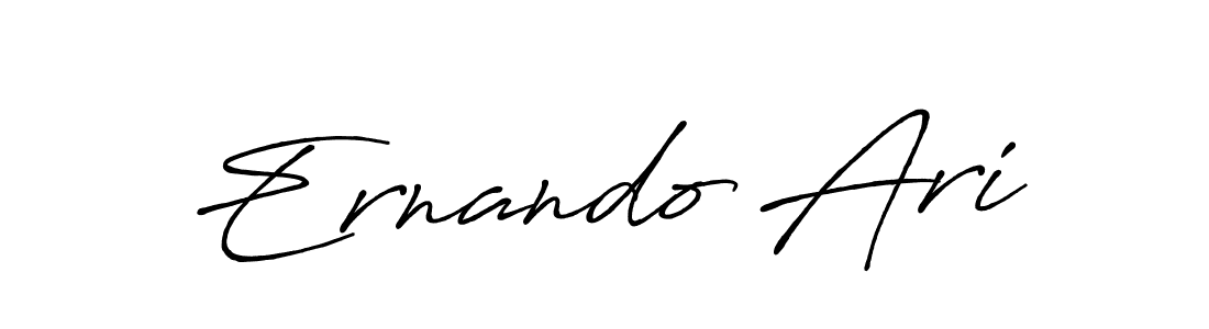 Similarly Antro_Vectra_Bolder is the best handwritten signature design. Signature creator online .You can use it as an online autograph creator for name Ernando Ari. Ernando Ari signature style 7 images and pictures png