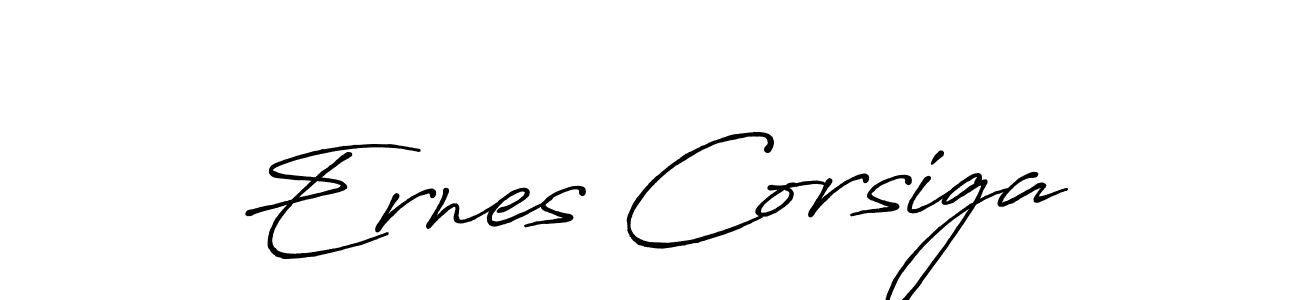 Antro_Vectra_Bolder is a professional signature style that is perfect for those who want to add a touch of class to their signature. It is also a great choice for those who want to make their signature more unique. Get Ernes Corsiga name to fancy signature for free. Ernes Corsiga signature style 7 images and pictures png