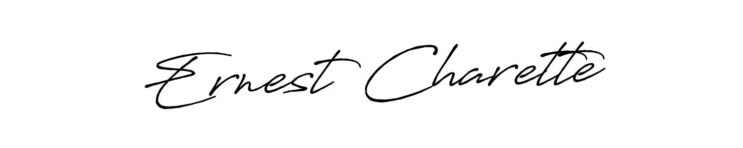 Best and Professional Signature Style for Ernest Charette. Antro_Vectra_Bolder Best Signature Style Collection. Ernest Charette signature style 7 images and pictures png