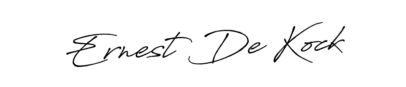 It looks lik you need a new signature style for name Ernest De Kock. Design unique handwritten (Antro_Vectra_Bolder) signature with our free signature maker in just a few clicks. Ernest De Kock signature style 7 images and pictures png