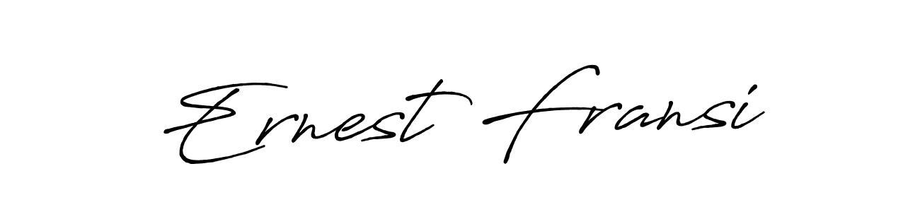 Use a signature maker to create a handwritten signature online. With this signature software, you can design (Antro_Vectra_Bolder) your own signature for name Ernest Fransi. Ernest Fransi signature style 7 images and pictures png