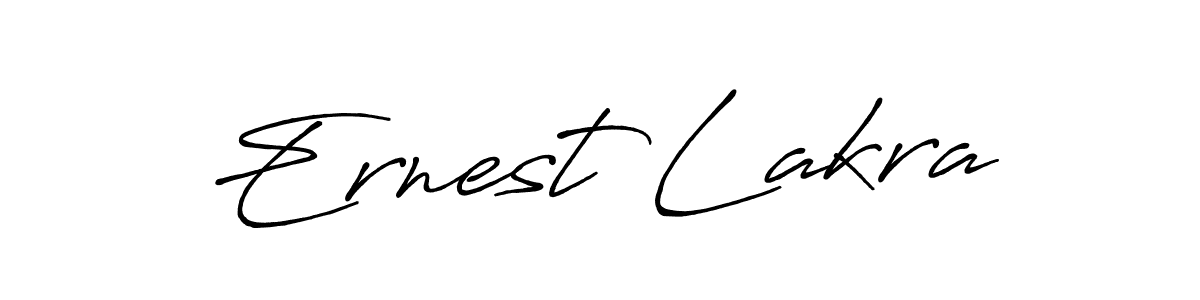 Once you've used our free online signature maker to create your best signature Antro_Vectra_Bolder style, it's time to enjoy all of the benefits that Ernest Lakra name signing documents. Ernest Lakra signature style 7 images and pictures png