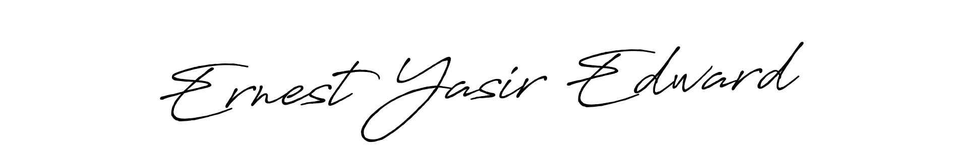 if you are searching for the best signature style for your name Ernest Yasir Edward. so please give up your signature search. here we have designed multiple signature styles  using Antro_Vectra_Bolder. Ernest Yasir Edward signature style 7 images and pictures png