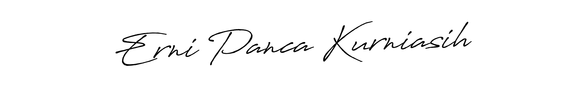 The best way (Antro_Vectra_Bolder) to make a short signature is to pick only two or three words in your name. The name Erni Panca Kurniasih include a total of six letters. For converting this name. Erni Panca Kurniasih signature style 7 images and pictures png