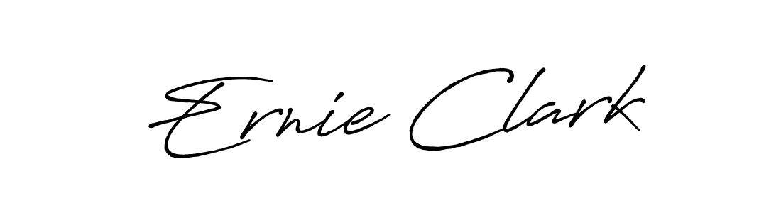 if you are searching for the best signature style for your name Ernie Clark. so please give up your signature search. here we have designed multiple signature styles  using Antro_Vectra_Bolder. Ernie Clark signature style 7 images and pictures png