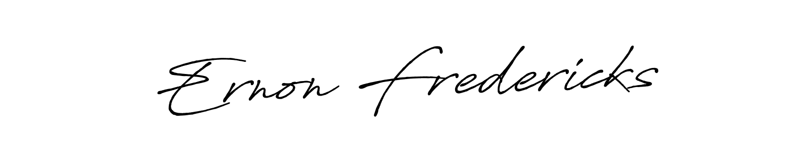 Similarly Antro_Vectra_Bolder is the best handwritten signature design. Signature creator online .You can use it as an online autograph creator for name Ernon Fredericks. Ernon Fredericks signature style 7 images and pictures png