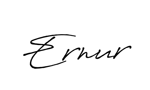 Also we have Ernur name is the best signature style. Create professional handwritten signature collection using Antro_Vectra_Bolder autograph style. Ernur signature style 7 images and pictures png