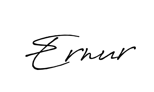 Also we have Ernur name is the best signature style. Create professional handwritten signature collection using Antro_Vectra_Bolder autograph style. Ernur signature style 7 images and pictures png