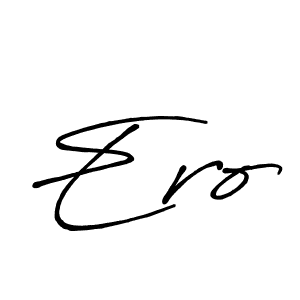 How to make Ero name signature. Use Antro_Vectra_Bolder style for creating short signs online. This is the latest handwritten sign. Ero signature style 7 images and pictures png