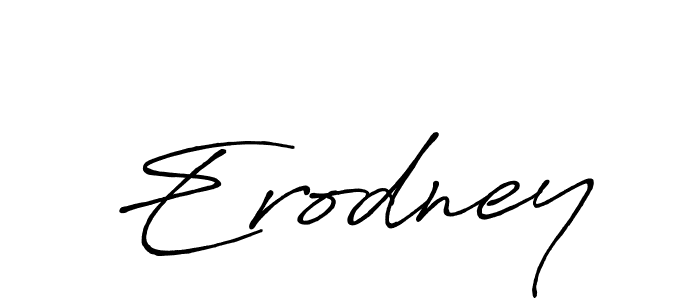 Erodney stylish signature style. Best Handwritten Sign (Antro_Vectra_Bolder) for my name. Handwritten Signature Collection Ideas for my name Erodney. Erodney signature style 7 images and pictures png