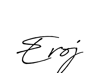 if you are searching for the best signature style for your name Eroj. so please give up your signature search. here we have designed multiple signature styles  using Antro_Vectra_Bolder. Eroj signature style 7 images and pictures png