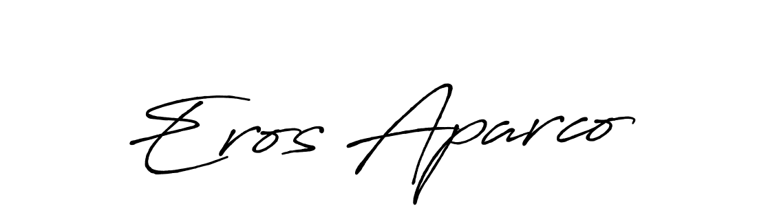 Antro_Vectra_Bolder is a professional signature style that is perfect for those who want to add a touch of class to their signature. It is also a great choice for those who want to make their signature more unique. Get Eros Aparco name to fancy signature for free. Eros Aparco signature style 7 images and pictures png