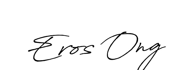 Make a beautiful signature design for name Eros Ong. Use this online signature maker to create a handwritten signature for free. Eros Ong signature style 7 images and pictures png