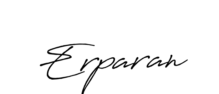 Create a beautiful signature design for name Erparan. With this signature (Antro_Vectra_Bolder) fonts, you can make a handwritten signature for free. Erparan signature style 7 images and pictures png