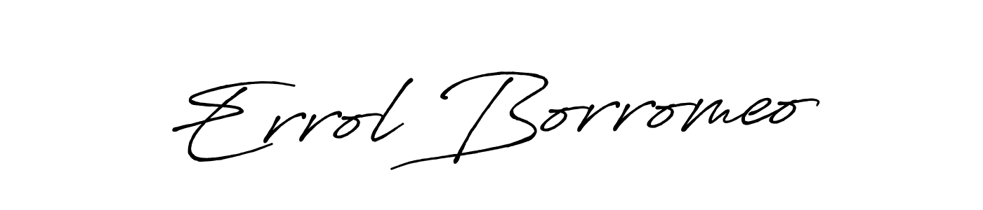 You can use this online signature creator to create a handwritten signature for the name Errol Borromeo. This is the best online autograph maker. Errol Borromeo signature style 7 images and pictures png