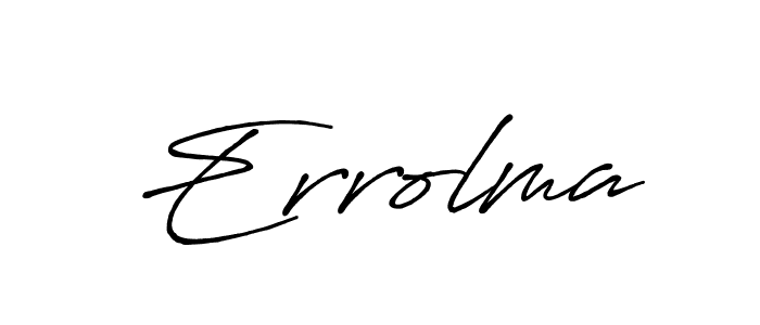 It looks lik you need a new signature style for name Errolma. Design unique handwritten (Antro_Vectra_Bolder) signature with our free signature maker in just a few clicks. Errolma signature style 7 images and pictures png