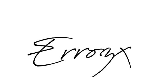 Best and Professional Signature Style for Errozx. Antro_Vectra_Bolder Best Signature Style Collection. Errozx signature style 7 images and pictures png