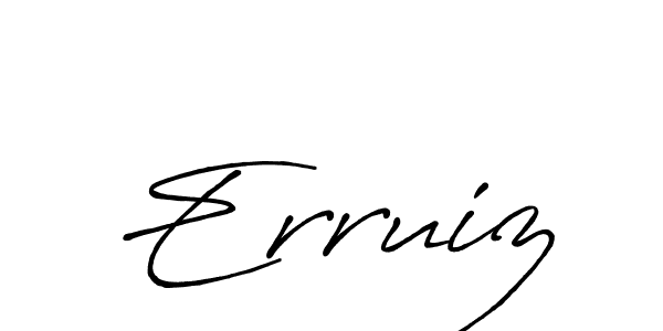 Similarly Antro_Vectra_Bolder is the best handwritten signature design. Signature creator online .You can use it as an online autograph creator for name Erruiz. Erruiz signature style 7 images and pictures png