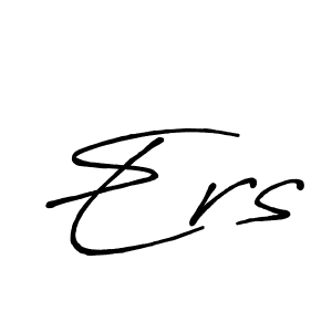 Best and Professional Signature Style for Ers. Antro_Vectra_Bolder Best Signature Style Collection. Ers signature style 7 images and pictures png