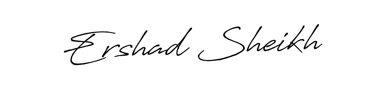 How to Draw Ershad Sheikh signature style? Antro_Vectra_Bolder is a latest design signature styles for name Ershad Sheikh. Ershad Sheikh signature style 7 images and pictures png