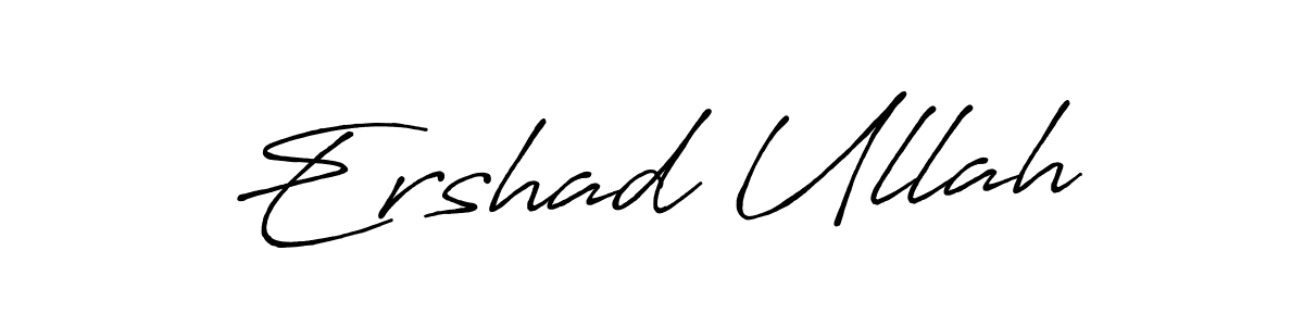 How to make Ershad Ullah name signature. Use Antro_Vectra_Bolder style for creating short signs online. This is the latest handwritten sign. Ershad Ullah signature style 7 images and pictures png