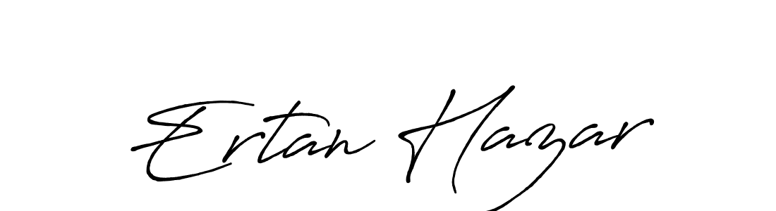 Design your own signature with our free online signature maker. With this signature software, you can create a handwritten (Antro_Vectra_Bolder) signature for name Ertan Hazar. Ertan Hazar signature style 7 images and pictures png