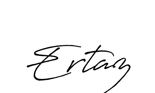 Ertaz stylish signature style. Best Handwritten Sign (Antro_Vectra_Bolder) for my name. Handwritten Signature Collection Ideas for my name Ertaz. Ertaz signature style 7 images and pictures png
