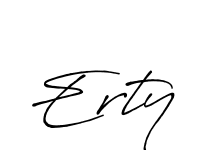Antro_Vectra_Bolder is a professional signature style that is perfect for those who want to add a touch of class to their signature. It is also a great choice for those who want to make their signature more unique. Get Erty name to fancy signature for free. Erty signature style 7 images and pictures png