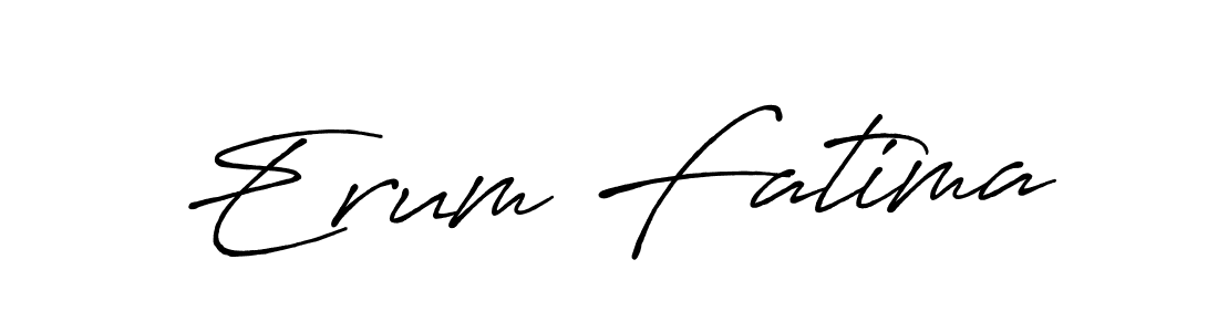 How to Draw Erum Fatima signature style? Antro_Vectra_Bolder is a latest design signature styles for name Erum Fatima. Erum Fatima signature style 7 images and pictures png