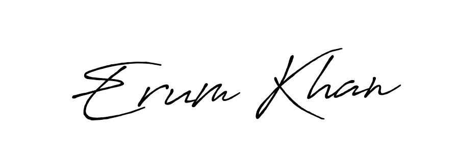 Similarly Antro_Vectra_Bolder is the best handwritten signature design. Signature creator online .You can use it as an online autograph creator for name Erum Khan. Erum Khan signature style 7 images and pictures png