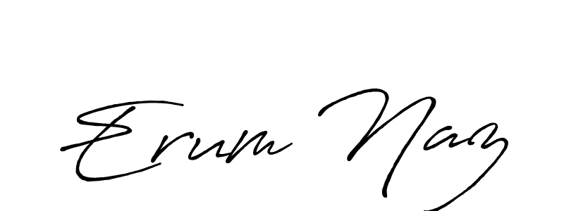 Make a beautiful signature design for name Erum Naz. Use this online signature maker to create a handwritten signature for free. Erum Naz signature style 7 images and pictures png