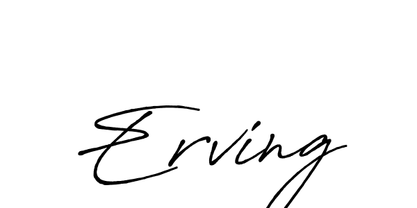 Antro_Vectra_Bolder is a professional signature style that is perfect for those who want to add a touch of class to their signature. It is also a great choice for those who want to make their signature more unique. Get Erving name to fancy signature for free. Erving signature style 7 images and pictures png