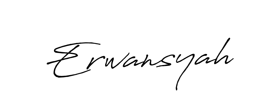 How to make Erwansyah signature? Antro_Vectra_Bolder is a professional autograph style. Create handwritten signature for Erwansyah name. Erwansyah signature style 7 images and pictures png