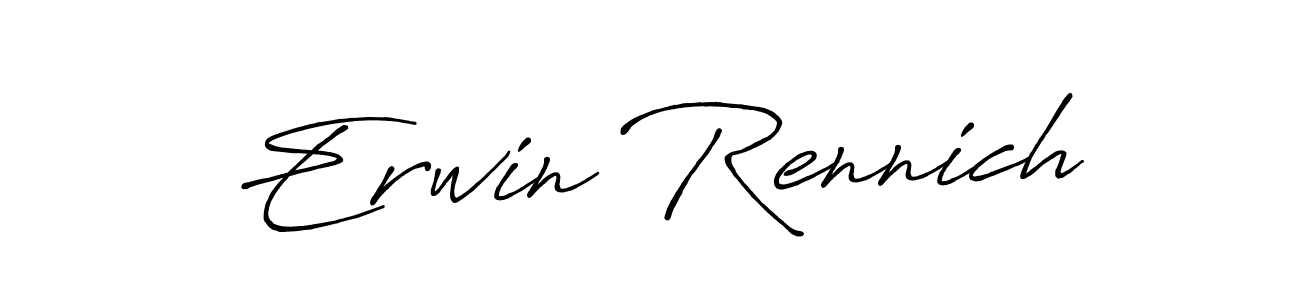 The best way (Antro_Vectra_Bolder) to make a short signature is to pick only two or three words in your name. The name Erwin Rennich include a total of six letters. For converting this name. Erwin Rennich signature style 7 images and pictures png