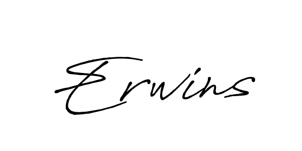 Make a beautiful signature design for name Erwins. Use this online signature maker to create a handwritten signature for free. Erwins signature style 7 images and pictures png
